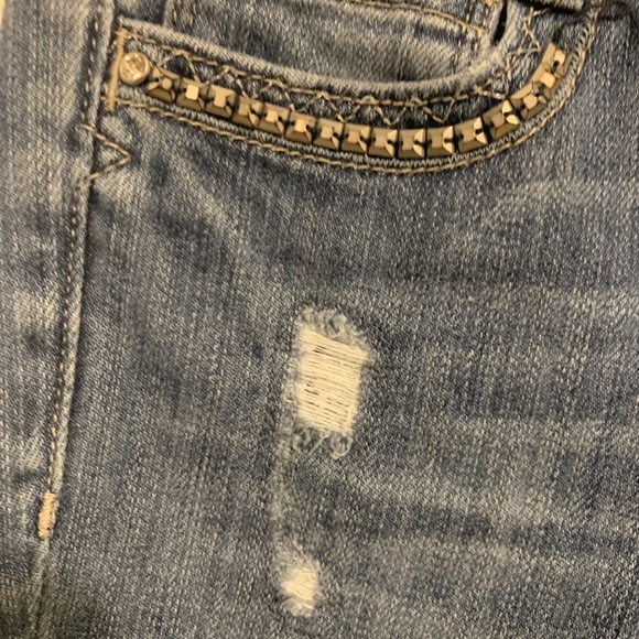 White House Black Market Denim Slim Crop Jean Pant Womans Reg 0 - Picture 6 of 12